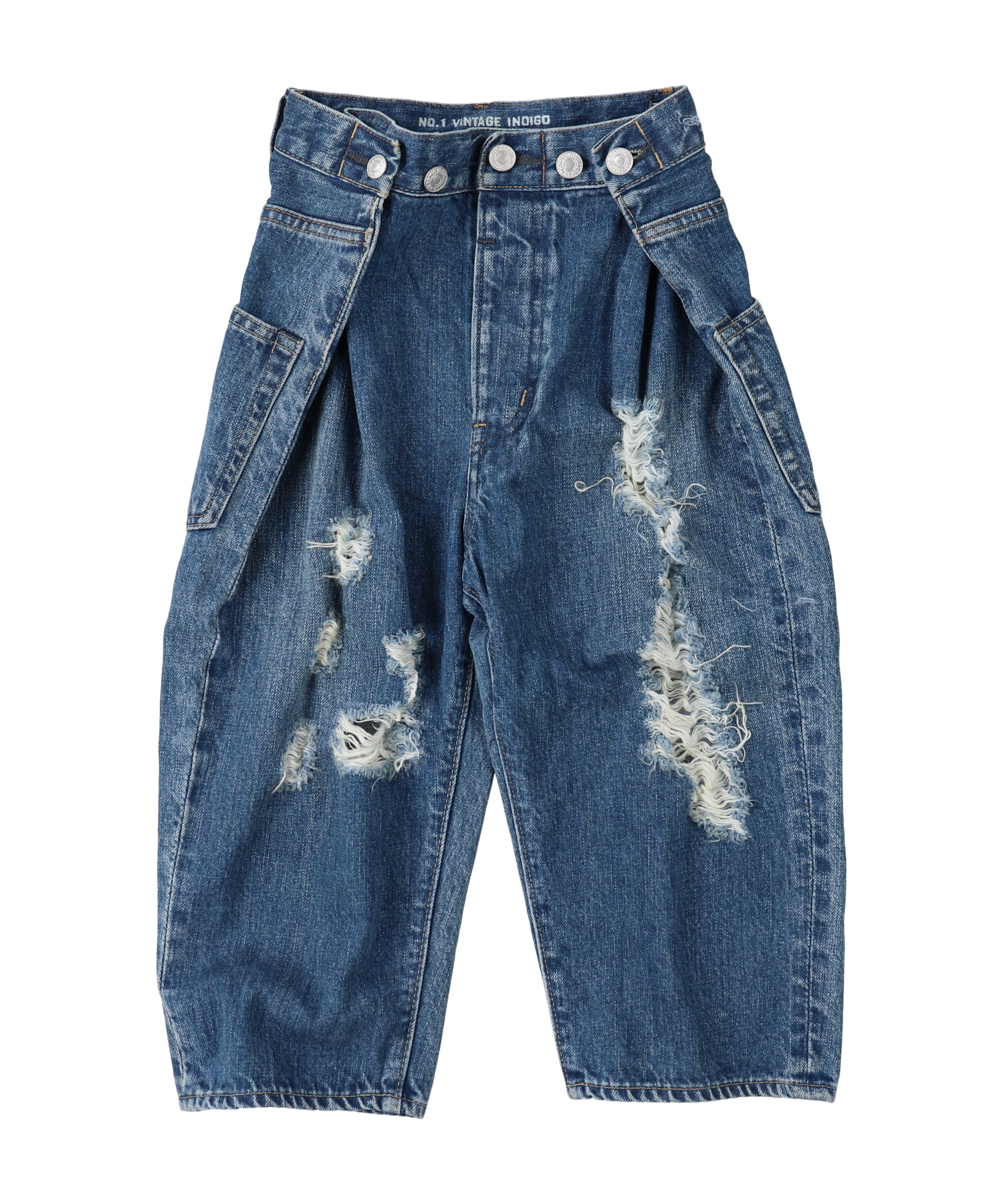GTH KIDS Denim Rapped Pants