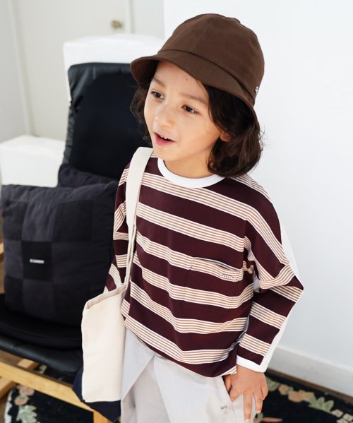 FITH KIDS HG Striped Switched T-Shirt