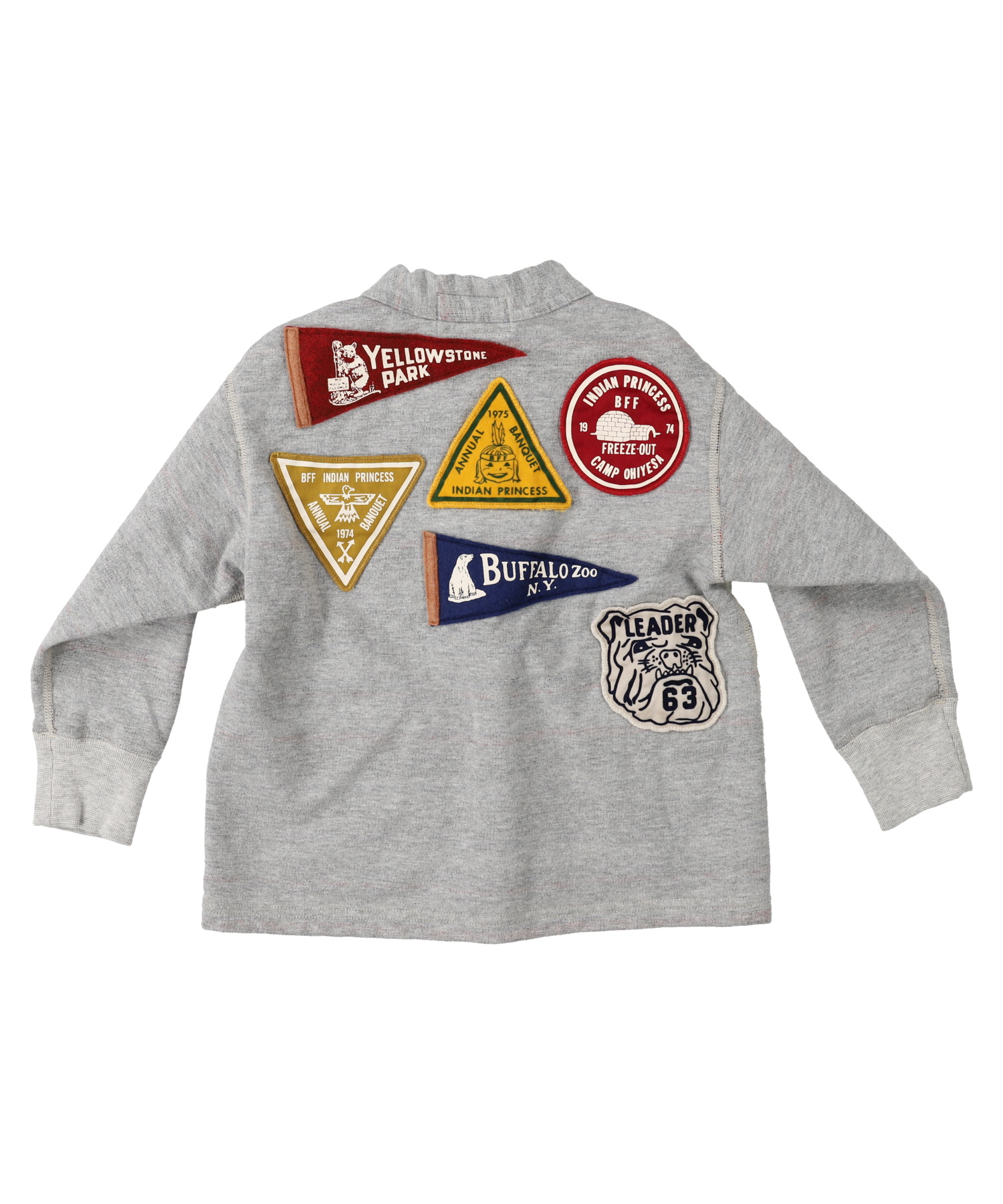 DD KIDS Inlay Fleece Striped Cardigan