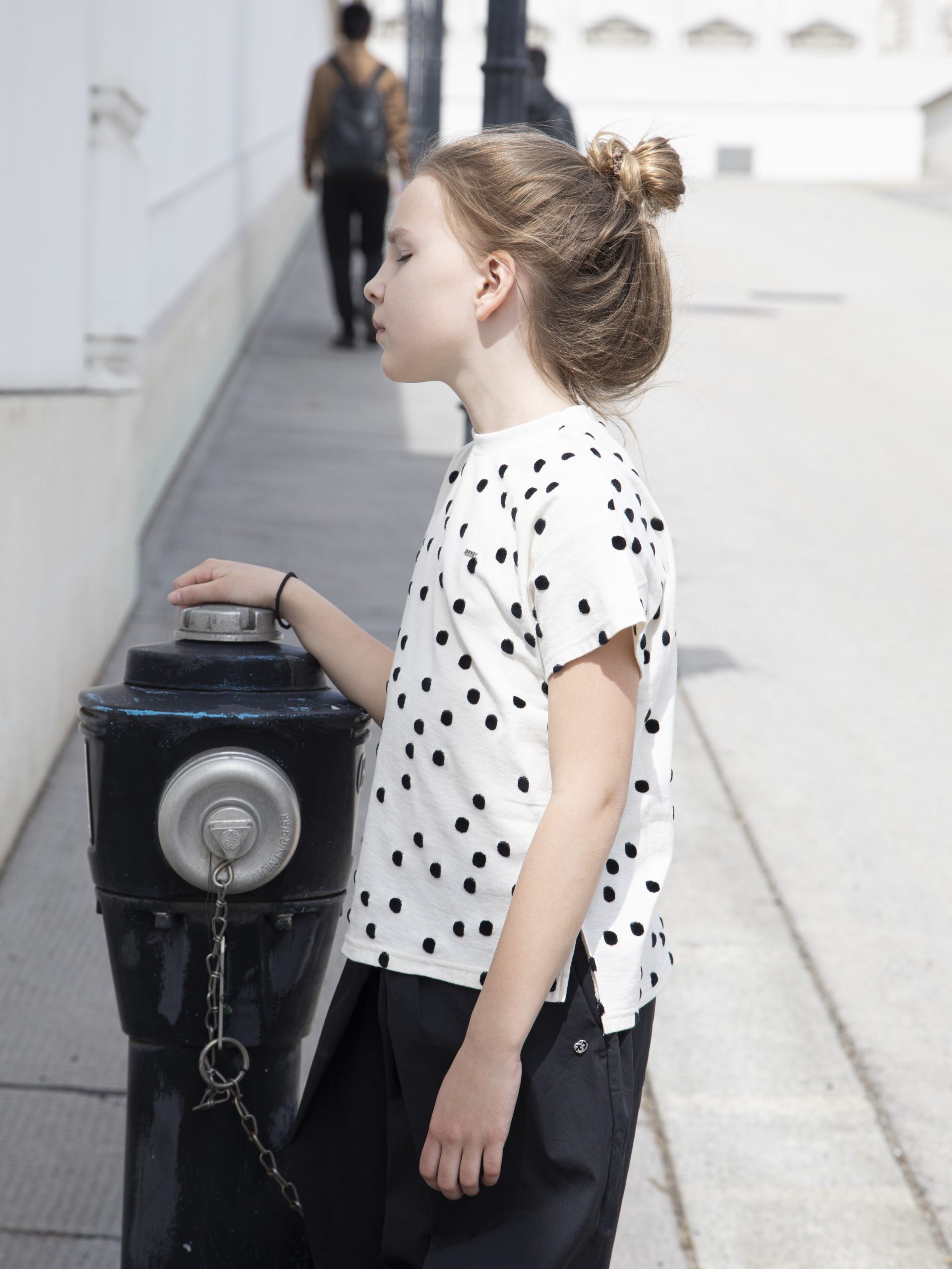 FITH KIDS Dot Jacquard T-shirt