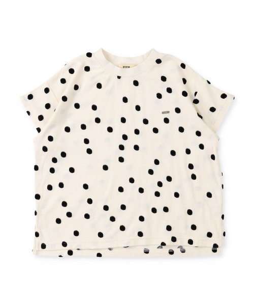 FITH KIDS Dot Jacquard T-shirt