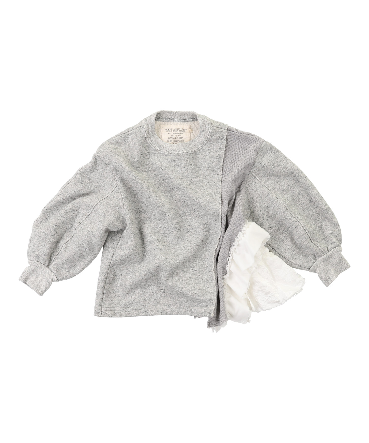 GTH KIDS Assymetry Frilled Sweatshirt
