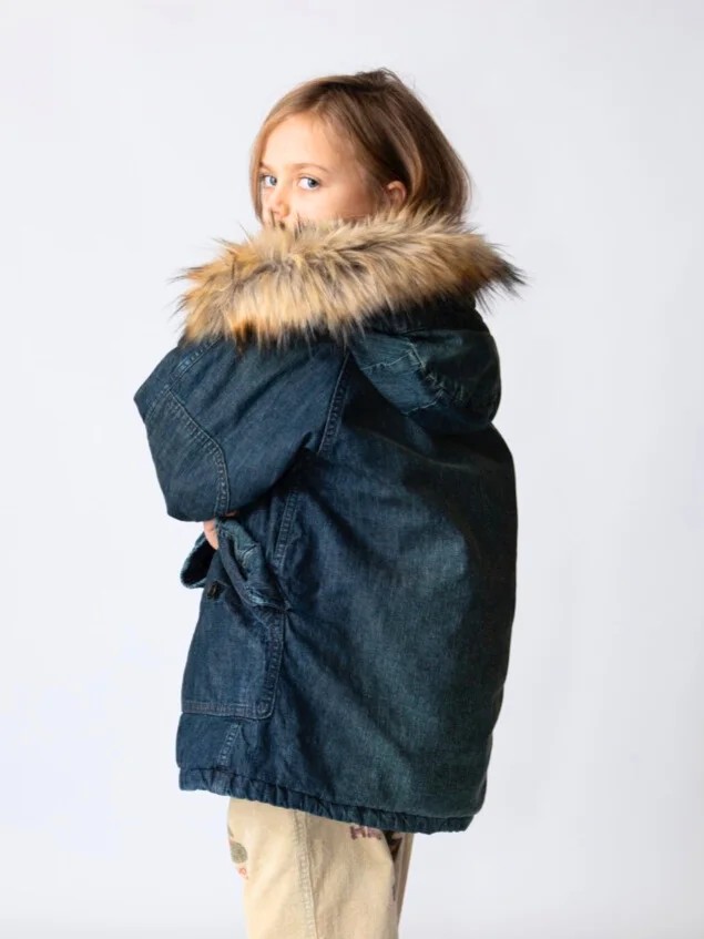 DD KIDS 8oz Denim Coat