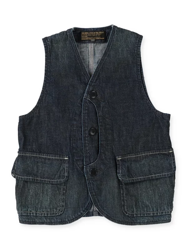 8oz Denim Patch Vest