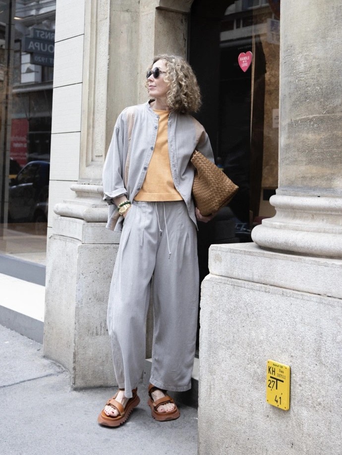 GTH Raw Silk Pants