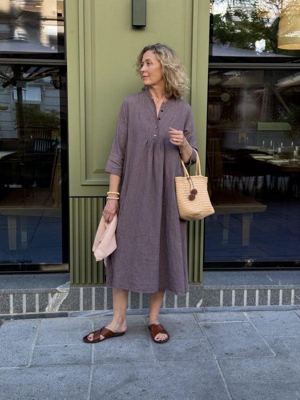 Tomoyo Linen Cloth Dress