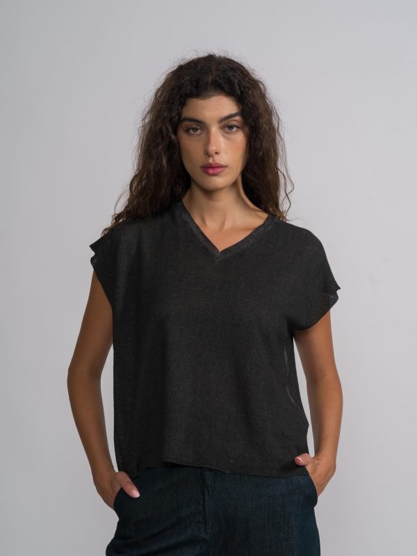 MJW Dye Linen Cotton Top