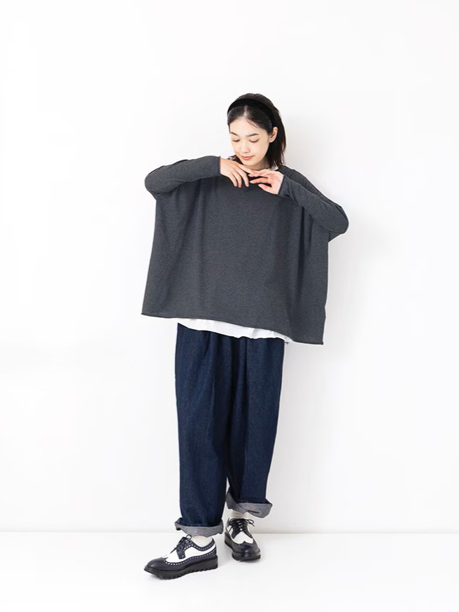 Veritecoeur Cotton-Silk-Cashmere T-Line Pullover
