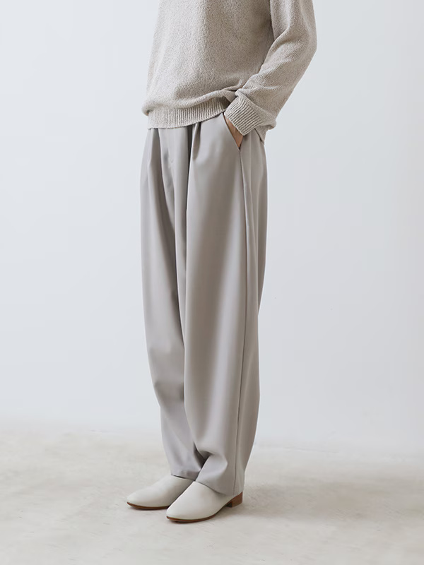 Evam Eva Wool Volume Pants