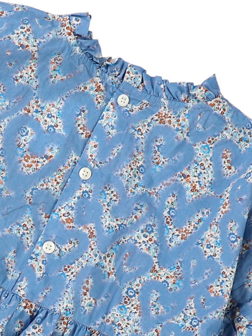 LIBERTY Ruffled Pullover