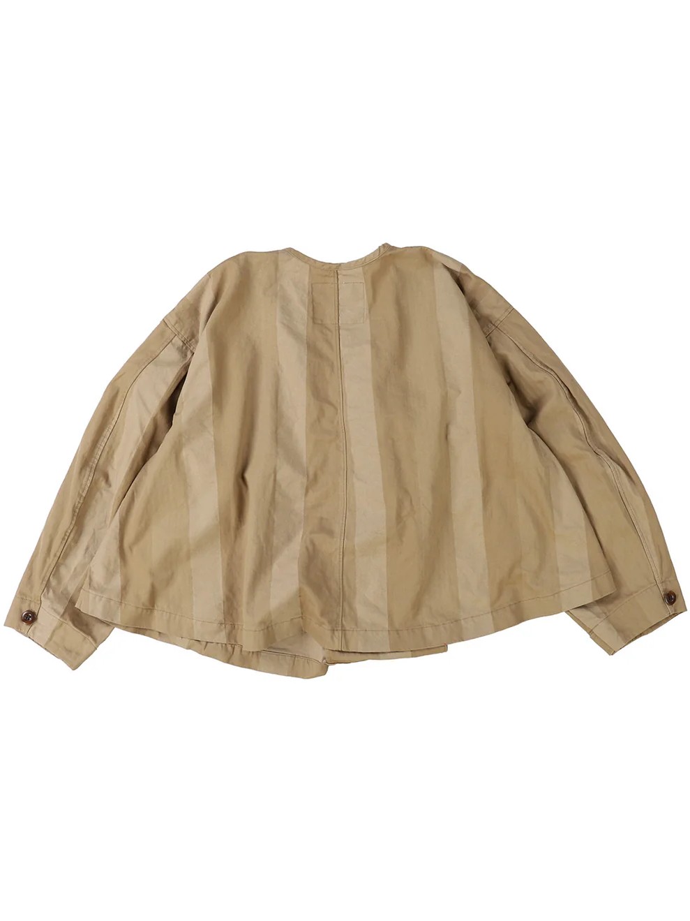 Striped Chino Short Trench Coat