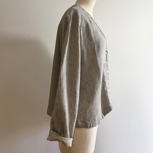 Hickory Stripe Linen Shirt