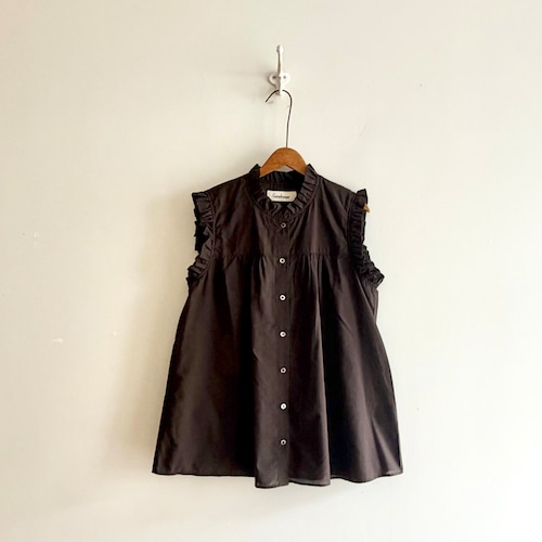 Mariko Cotton Silk Lawn Gingham Check CO/SE Top