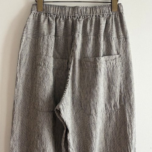 Balloon Hickory Stripe Linen Pants