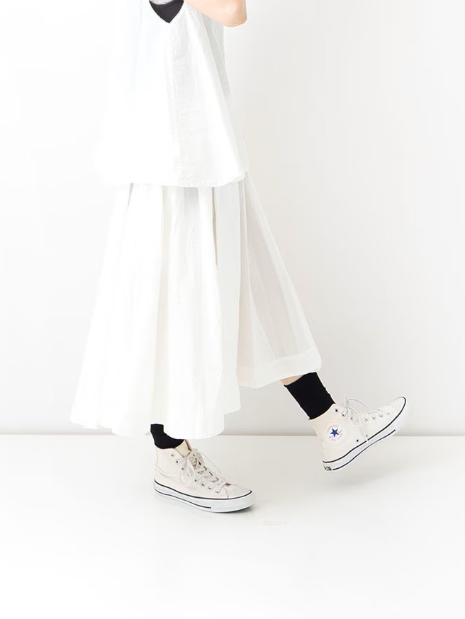 Veritecoeur Shrink Wide Skirt