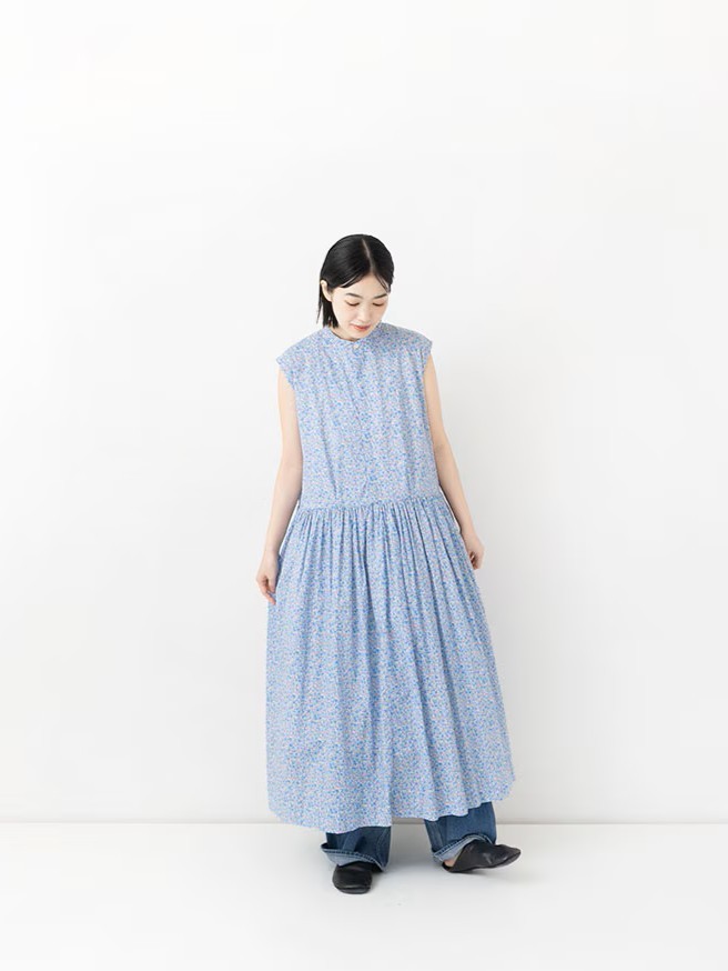Veritecoeur LIBERTY PRINT Sleeveless Dress