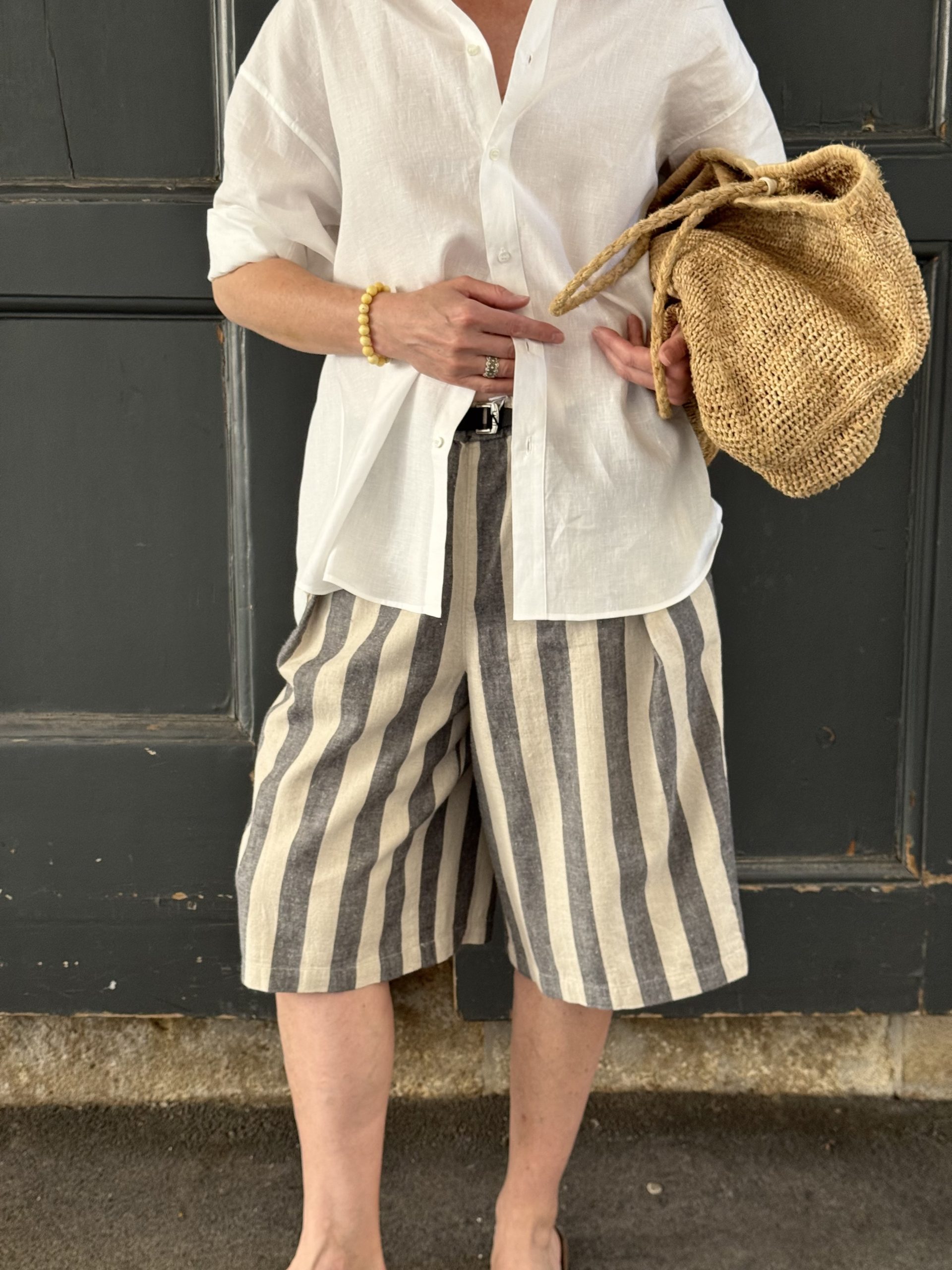 Relaxing Cotton Linen Twill Shorts