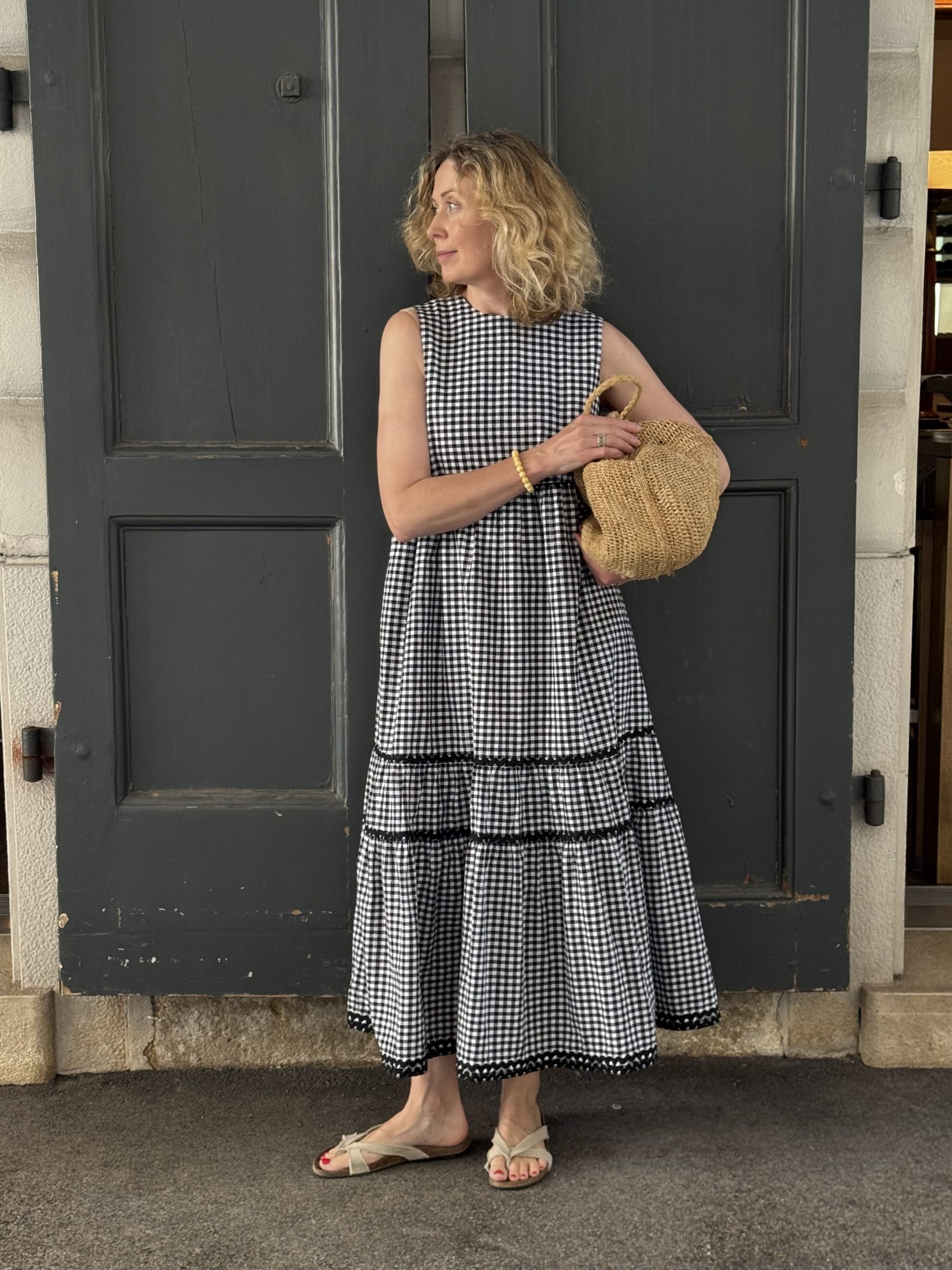 Rick Rack Tape and Tiered Dress