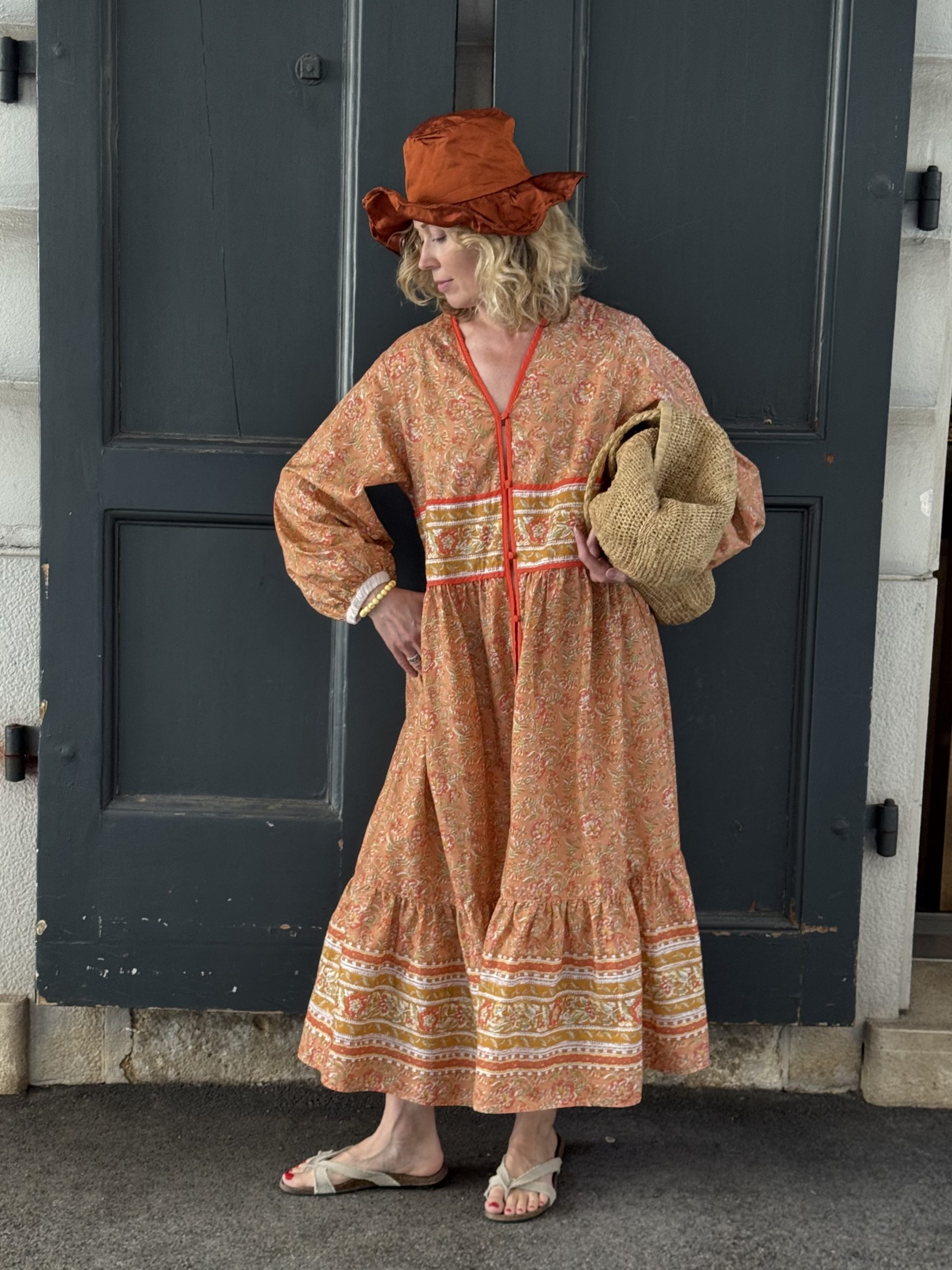 Indian-like Print Dress