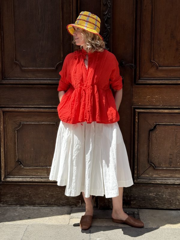 Veritecoeur Shrink Wide Skirt