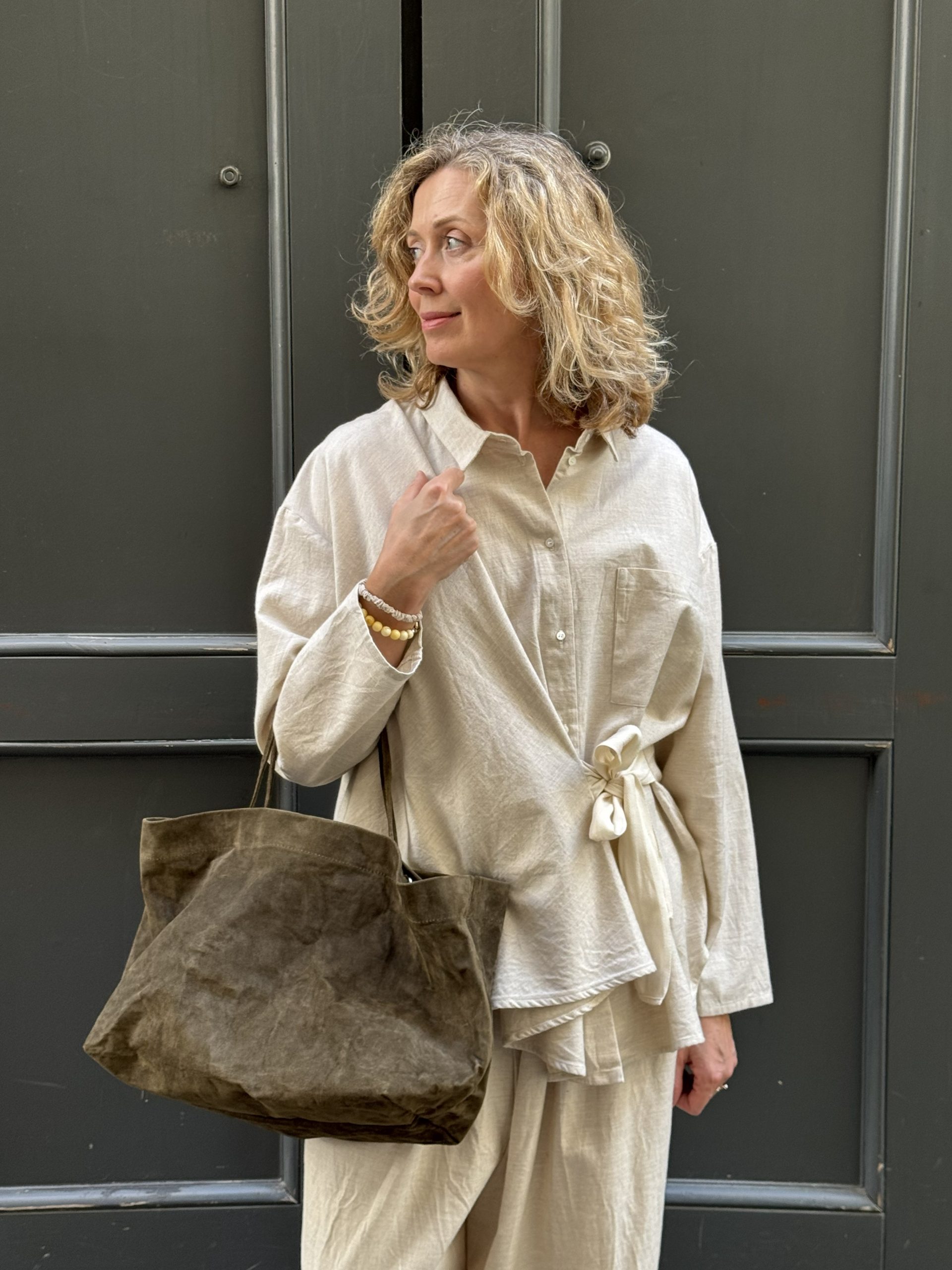 Raisin cotton shirt