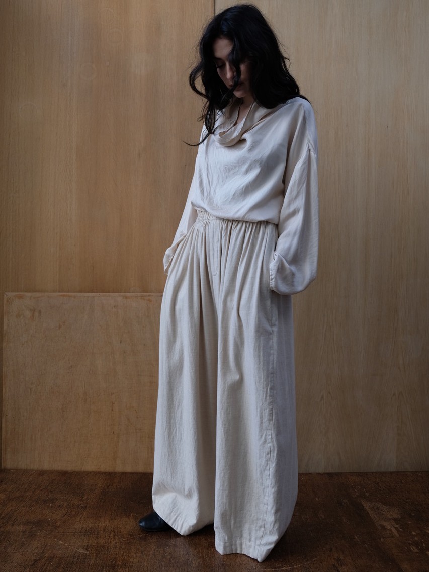 Ruban cotton pants